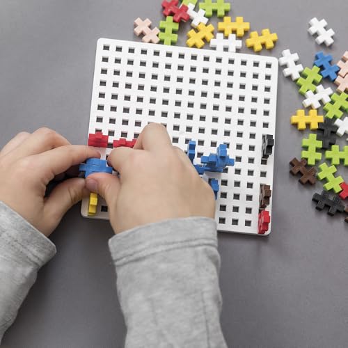Plus-Plus 9607012 - Set Di Mattoncini Da Costruzione, 100 Pezzi, Colore: Blu - 6