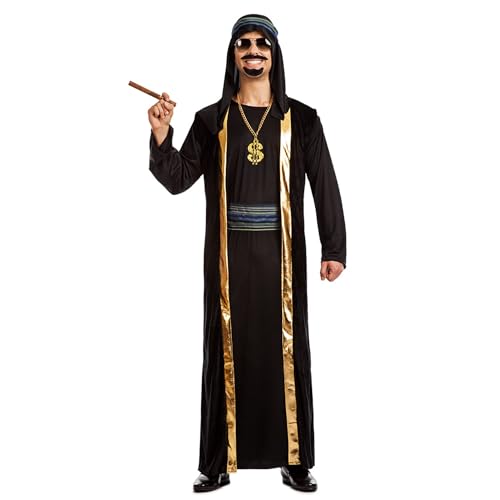 Boland - Kostium szejka dla dorosłych, 4-częściowy, przebranie na imprezy tematyczne, Halloween lub karnawał, arabski książę