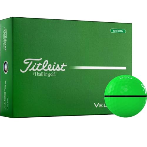 Titleist Velocity Green AlignXL Golf Balls - 2026 Model