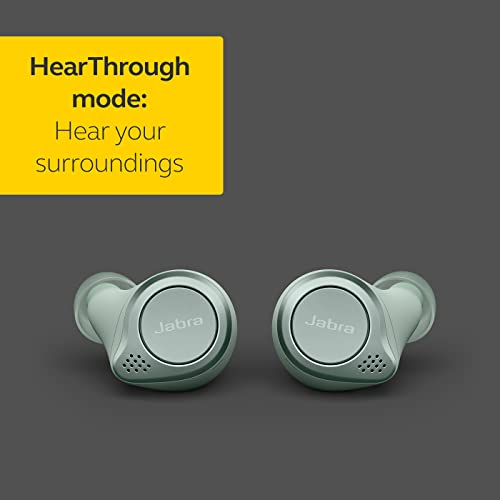 Jabra Elite Active 75T True Wireless Bluetooth Earbuds, Mint – Wireless Earbuds For Running And Sport, Charging Case Included, 24 Hour Battery, Active Noise Cancelling Sport Earbuds #TOP7