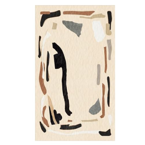 Tapis de chambre minimaliste poils courts 140x200 table basse