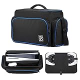 DRZERUI Carrying Case for PS5, Travel Bag for Playstation DualSens Controller, PS5 Games, Console Base and Gaming Accessories