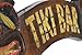 Hand Carved Tiki BAR Sign with Two Masks 3D Polynesian Hawaiian Art