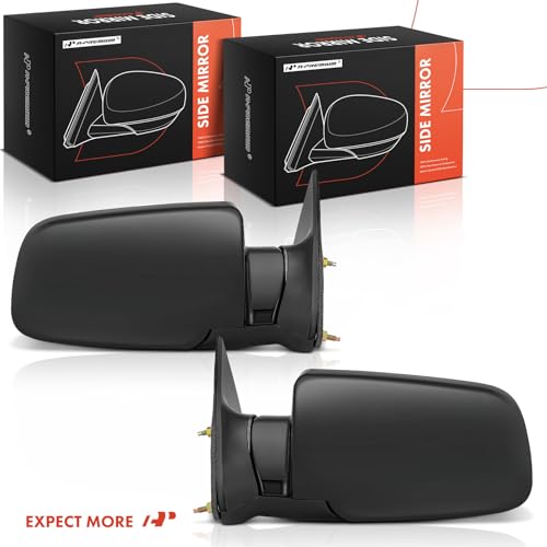 A-Premium Pair (2) Driver & Passenger Side Manual Door Mirror - Compatible with Chevy & GMC Model - Blazer, C/K 1500 2500 3500, Tahoe, Yukon - Non-Heated Manual Folding by A-Premium - Used condition - Image 8