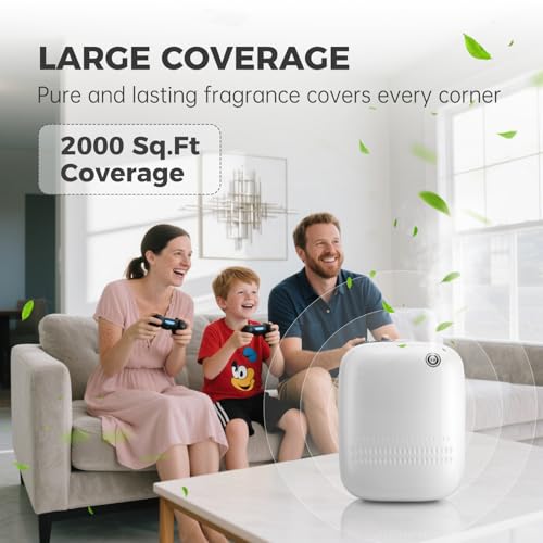 Difusor aromático eléctrico con control app y 400 ml blanco miniatura 4