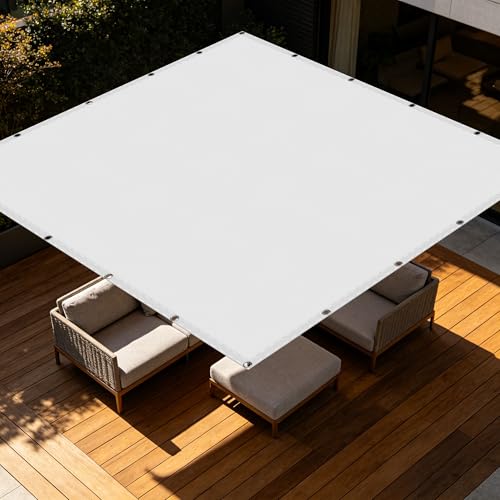 Voiles d'ombrage de balcon 50x180 cm pour ombrager une terrasse ou un patio avec oeillets - 2