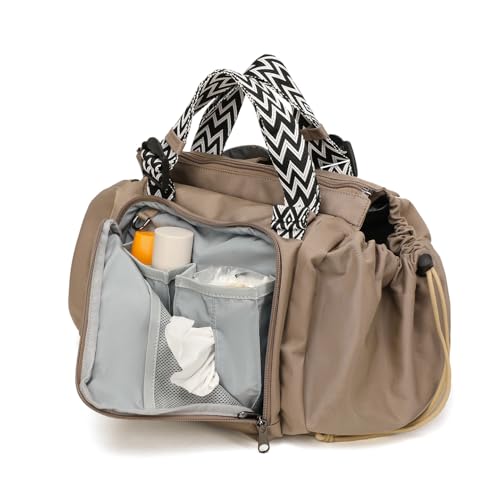 Versatile Cradle Travel Storage Bag Women's Backpack Multi functional Mommy Bag Lightweight Single Shoulder Backpack4