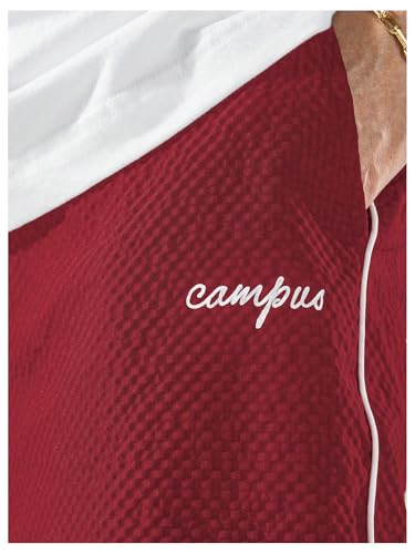 Floerns Men's Parachute Pants Y2k Baggy Drawstring Waist Straight Leg Track Casual Trousers Pants Streetwear4