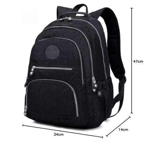 Mochila Bolsa Fofa Feminina Estilosa Elegante Academia Impermeável Escolar Viagem Trabalho Treino Fa