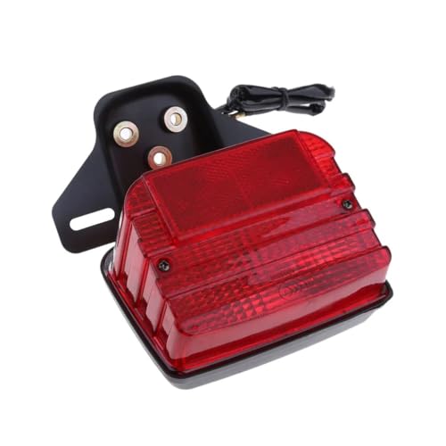 Feu arrière de moto avec support et ampoule pour CG125 CT70 CT90