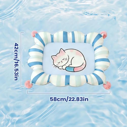 Tapis rafraîchissant pour chat régulateur de fraîcheur estivale pour sol et maison - 7