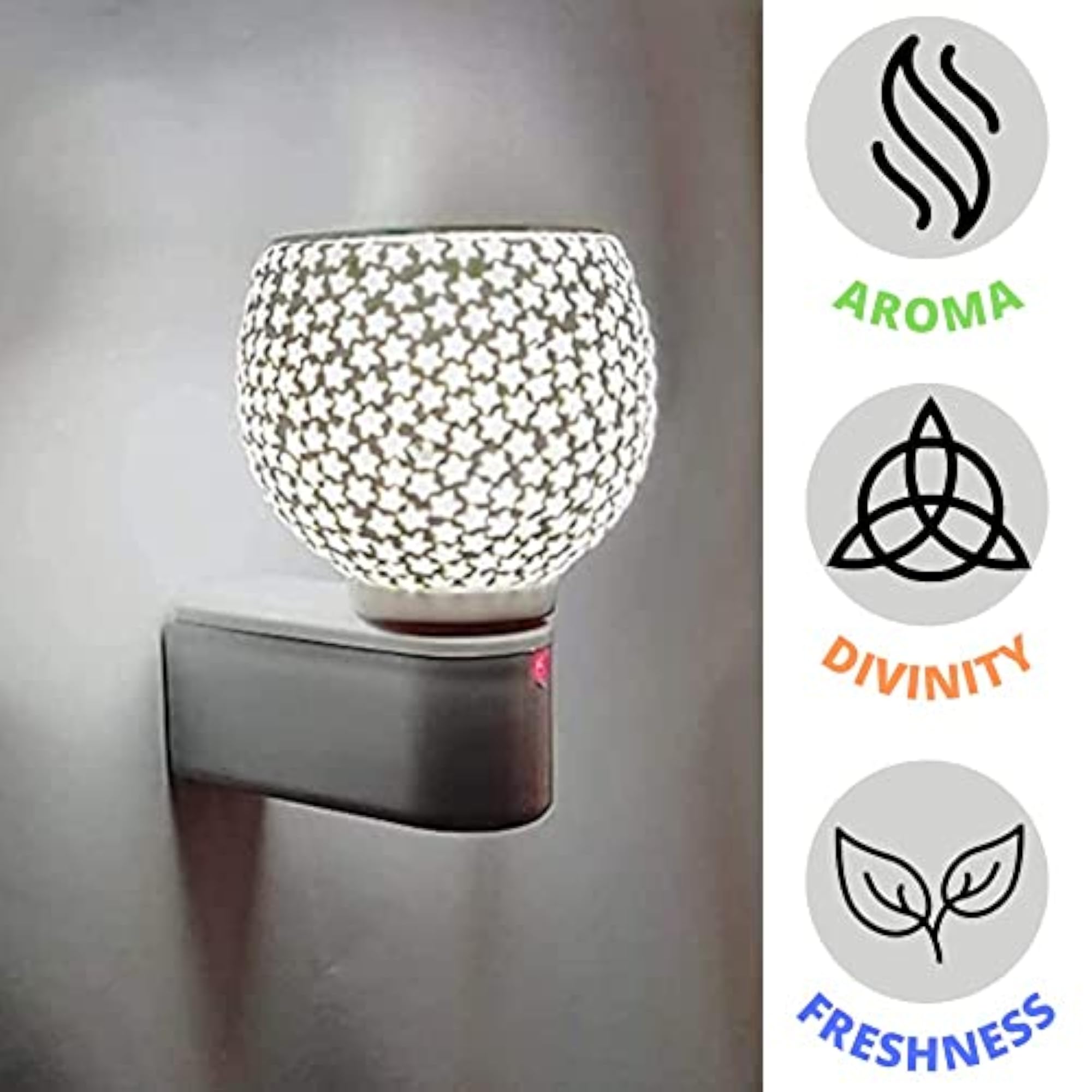 Ceramic Aroma Diffuser Kapoor Diffuser Night Lamp