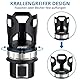 AUTOUTLET Auto Getränkehalter, Auto Flaschenhalter mit Verstellbarer Boden & oberer Getränkehalter, Elastisches Greiferdesign, KFZ Auto Trinkhalter Cupholder Dosenhalter(Nur für Runder Becherhalter)