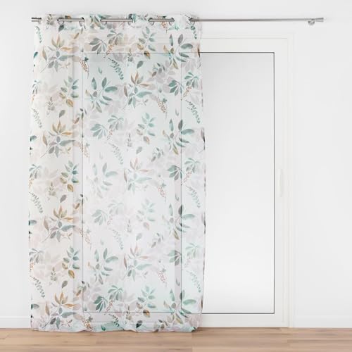 Douceur d'Intérieur Suavidad Interior, Visillo con Ojales (140 x 280 cm) Dilaris, Velo de Arena Impreso