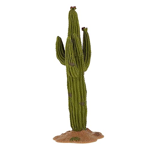 VALICLUD Adorno de Cactus Artificial Oficina y Hogar Decoración de Escritorio de Cactus de Arena y Miniatura Portátil y Ligero