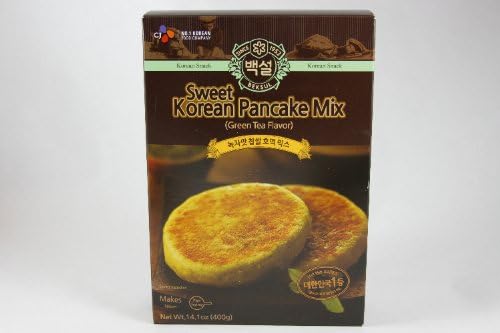 Sweet Korean Pancake Mix Green Tea Flavor