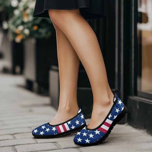 Image of Walking Shoes Women Breathe Mesh Slip On Sneakers Women Comfortable Lightweight