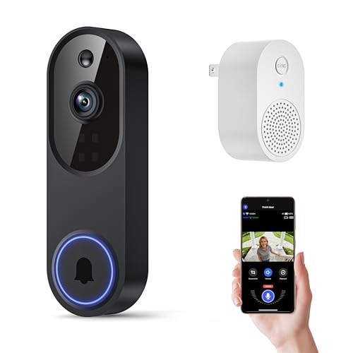 Orbitell 1080p Wireless Wi-Fi Video Doorbell Camera with Two Way Audio, Night Vision, Clou... Orbitell 1080p Wireless Wi-Fi Video Doorbell Camera with Two Way Audio, Night Vision, Clou...