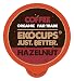 EKOCUPS Artisan Organic Hazelnut Flavored Coffee, Medium roast , in Recyclable Single Serve Cups for Keurig K-cup Brewers, 40 count