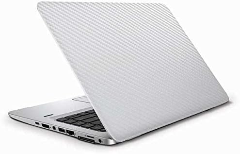 Skinit Decal Laptop Skin Compatible with Elitebook 840 G3 - Originally Designed White Carbon Fiber Design