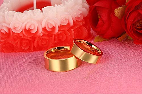 Zkxxj Personalized His Her Ring Set For Couples,2Pcs Stainless Steel 18K Gold Plated Name Date Coordinate Engraved Couples Ring For Him Her,Customized Couples Ring For Valentine's Day,Promise Gift #TOP3