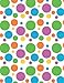 Bright Polka Dots Composition Notebook, 4x4 Quad Rule Graph Paper: 4x4 Quad Rule Grid Student Exercise Book for Math & Science