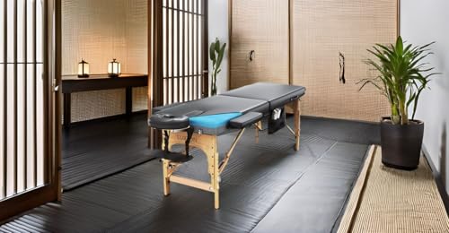 Luxton Home マッサージベッド 高品質メモリーフォーム 施術台 設置簡単 折りたたみ式 ポータブル ファインバイン（FineVine） ベスト フット＆シューズ デオドラントパウダー 足 靴用消臭パウダー 95