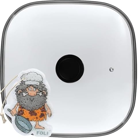 HR Huare 28cm Clear Tempered Glass Lid Cover