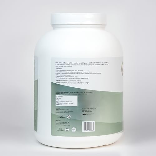 Image of REALGAINZ by 2X Nutrition | High-protein mass gainer | 78g Carbs per serving | High protein (26g) Natural weight gain | Build lean muscle mass | contains digestive enzymes (2Kg, Kulfi)