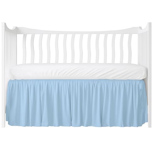 MD Home Decore Crib Bed Skirt Dust Ruffle
