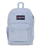 JanSport Cross Town Plus Remix Backpack - Padded Back Panel, Laptop Sleeve, and Front Pocket Organizer - Blue Dusk Corduroy