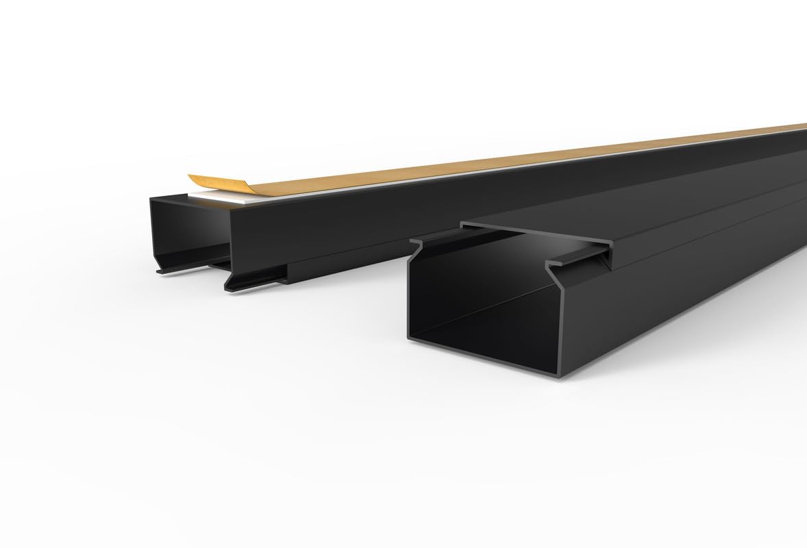 CILSON Kabelkanal, 40x25 mm, 1x2 m, Schwarz, selbstklebend
