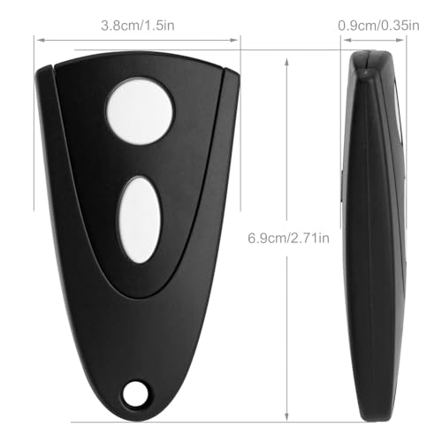 Compatible with NOVOFERM NOVOTRON Handheld Transmitter 502 MAX43-2 | 512 MIX43-2 Garage Door Remote Controls 433.92Mhz 1 Piece - Image 3