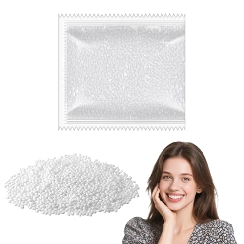 50g Granules de Réparation Des Dents, Fausse Dents Moulables, Réparation Temporaire des dentaire, Perles Dentaire Temporaire Pour Les Cassées Manquantes, pour cassées, espaces, inégales et manquantes