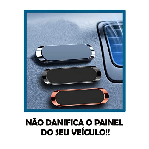 Suporte Magnético Para Celular Neodímio Multifuncional Com Imã Compacto Portátil Metal Universal Vei