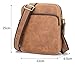Leather Casual Shoulder Bag Classic Fashion Messenger Office Business Briefcase Travel Satchel bag(Yellow Brown)