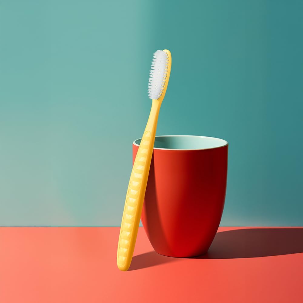 WANGTA Basic – Extra Large Toothbrush – 1.6 inch (4 cm) Wide Head | 4,000 Bristles for Deep Cleaning & Gum Care | Made in Korea Premium Oral Care (10 Pack)