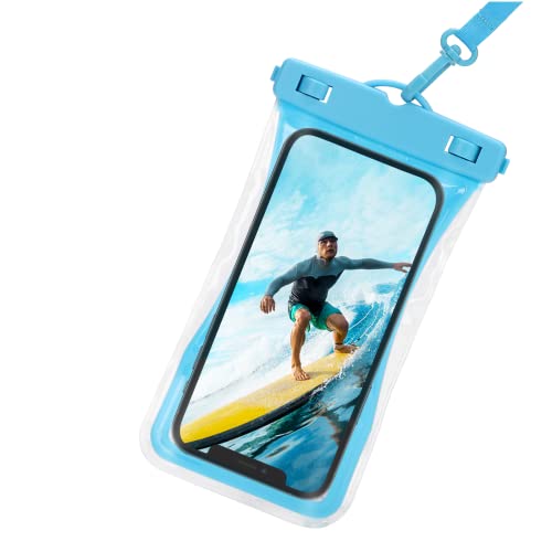 Urbanx Universal Waterproof Phone Pouch Cellphone Dry Bag Case Designed for LG K8 (2018) for All Other Smartphones Up to 7' - Blue