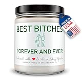 Bestie Gifts - Funny Gifts for Best Friend - Soy Wax Candle for Women - Hand Poured in the USA - 9 oz, by Mint Sugar Candle Company