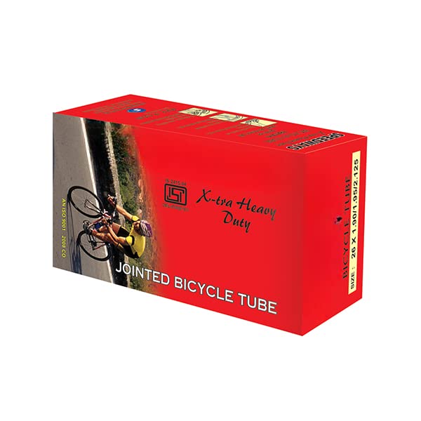 Image of Cycle Tube Jointed Normal Valve Bicycle Inner Tube Select Size Below (26 X 1.75)