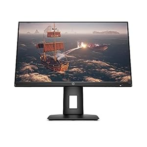 HP X24ih Gaming Monitor – 24 Zoll Bildschirm, Full HD IPS Display, 144Hz, AMD FreeSync Premium, HDMI, DisplayPort, 1ms…