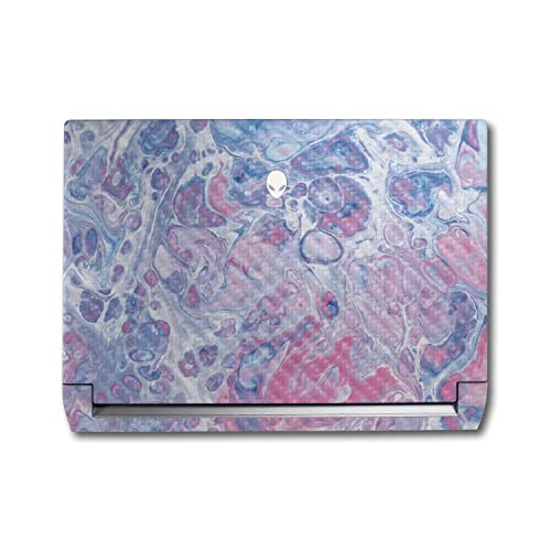 Image of MightySkins Carbon Fiber Skin Compatible with Alienware M17 R5 (2022) Full Wrap Kit - Pastel Pour | Protective, Durable Textured Carbon Fiber Finish | Easy to Apply & Change Styles | Made in The USA