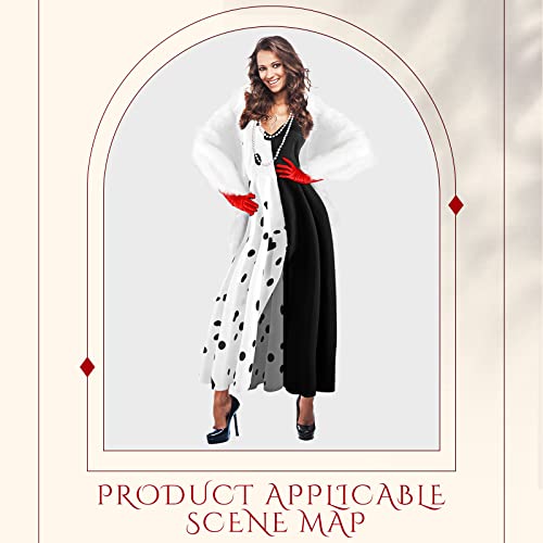 Disfraz Completo Mujer Dalmatian Halloween Talla Large miniatura 2