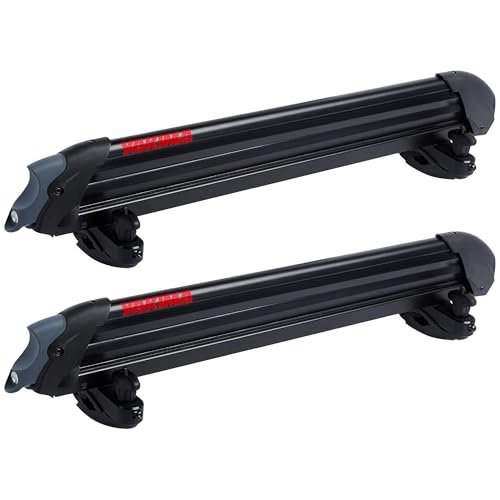 Yakima Ski & Snowboard Car Roof Rack, Fits 6 Ski Pairs or 4 Boards, PowderHound 6