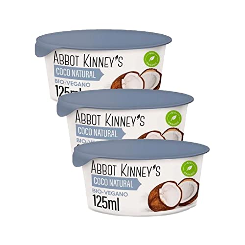 Pack 3 uds Yogur de Coco Natural Abbot Kinney's 125 ml Cover