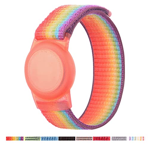Image of Bracelet for AirTag Kids,Protective Cover for Air Tag with Nylon Wristband