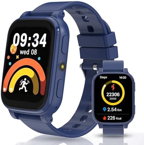 Montre Connectée Enfant Fitness Sans Téléphone Podomètre Suivi Sommeil IP68 | Smartwatch Enfant 1,83 Pouces…