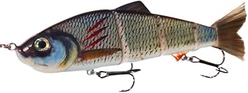 9" Summer Dancer Swimbait Glide Bait Rainbow Trout Bluegill Multi Jointed Lifelike Hard Swim Bait Bass Fishing Lure Diving Silver Shiner INJ