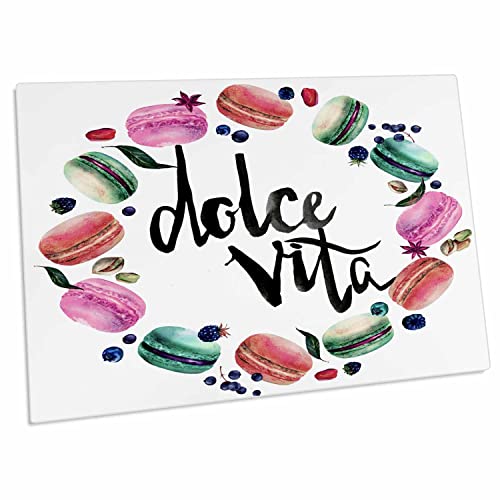 Cuaderno de escritorio 3dRose con diseño Macaroon francés miniatura 1