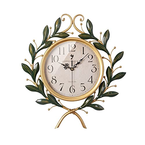Horloge murale décorative pour salon chaleureux style campagne